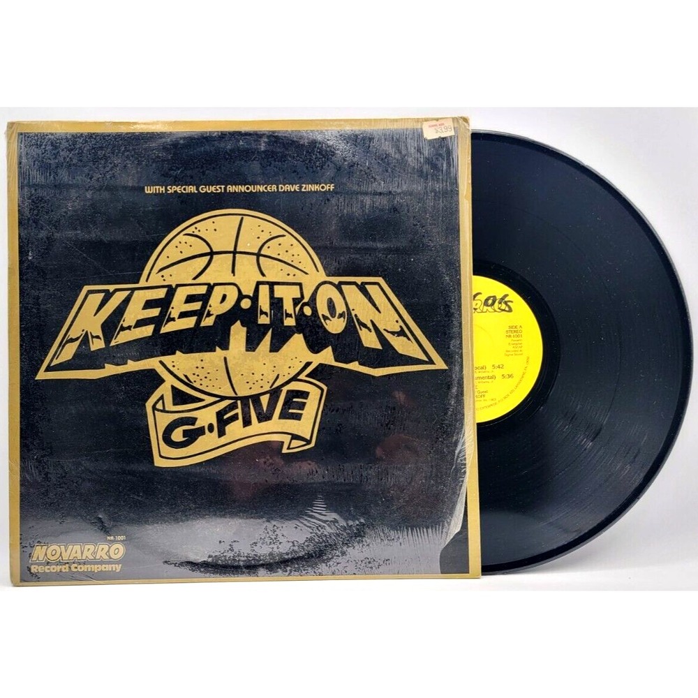 G-FIVE - KEEP IT ON - ELECTRO HIP HOP SINGLE RECORD IN SHRINK